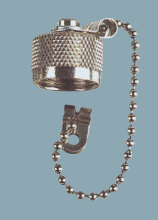 UHF MALE CAP WITH CHAIN